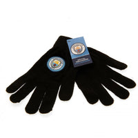 Manchester City Knitted Gloves Junior