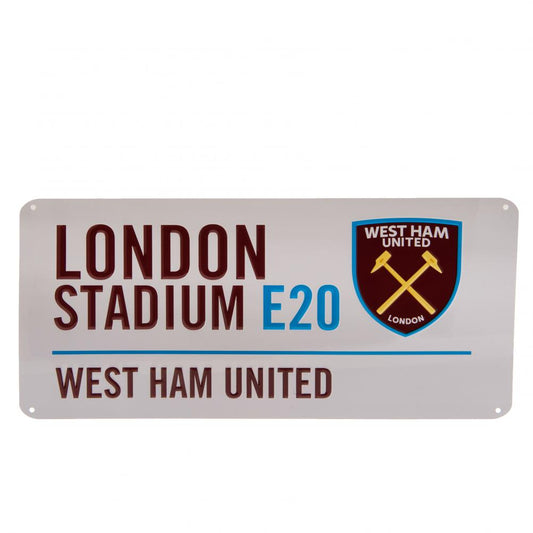 West Ham United Street Sign