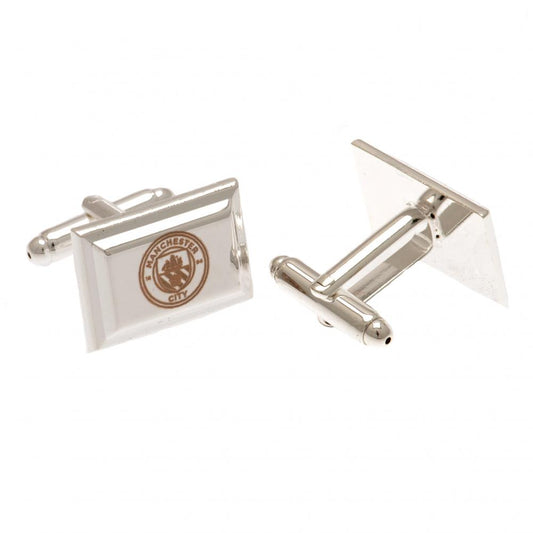 Manchester City Silver Plated Cufflinks