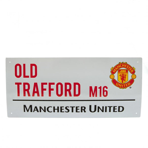Manchester United Street Sign