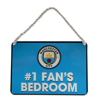 Manchester City Bedroom Sign No1 Fan