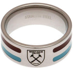 West Ham United Colour Stripe Ring Medium