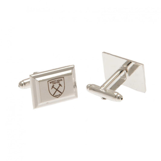 West Ham United Silver Plated Cufflinks