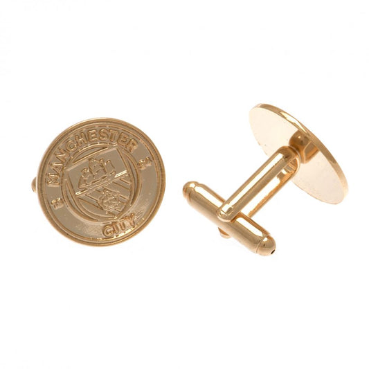 Manchester City Gold Plated Cufflinks