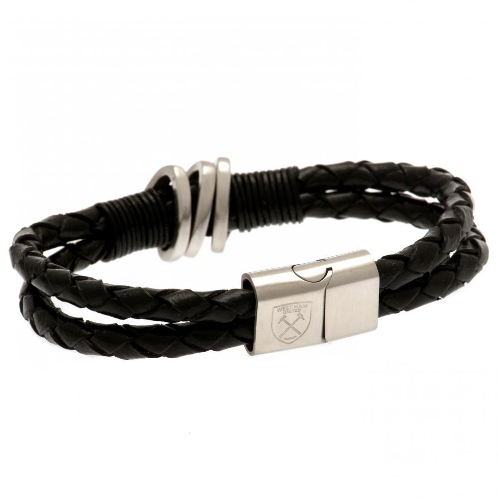 West Ham United Leather Bracelet