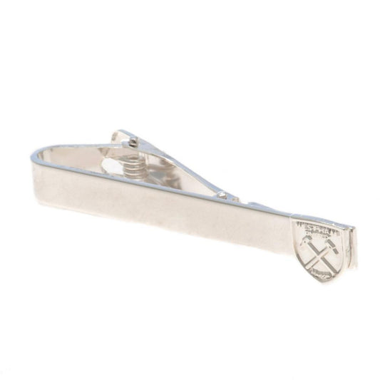 West Ham United Silver Plated Tie Slide