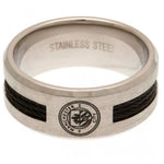 Manchester City Black Inlay Ring Large