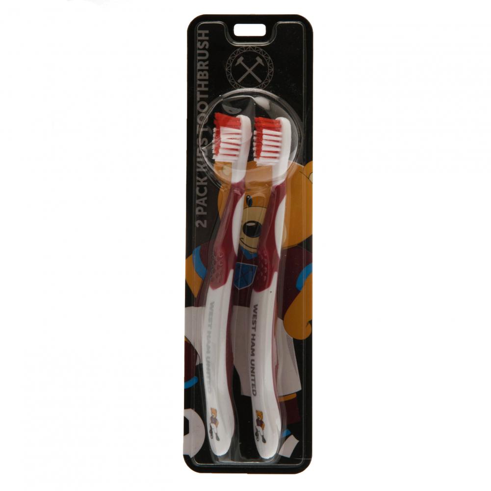 West Ham United Twin Pack Toothbrush Junior