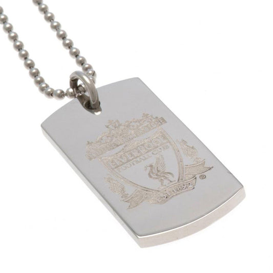 Liverpool Engraved Dog Tag & Chain CR