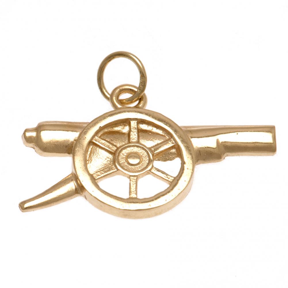 Arsenal 9ct Gold Pendant Cannon