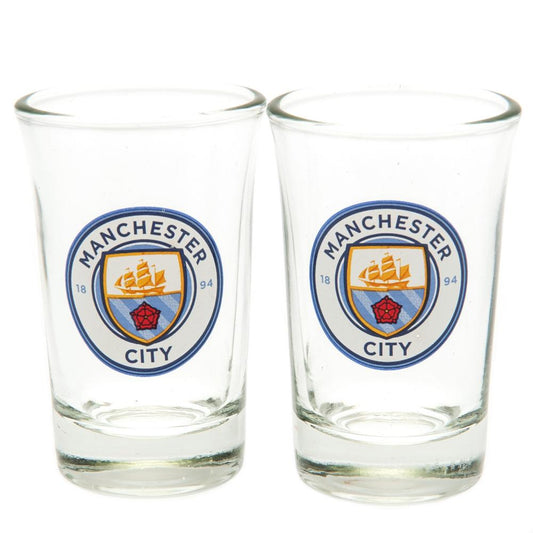 Manchester City 2pk Shot Glass Set
