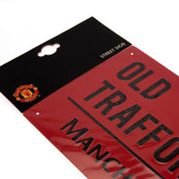 Manchester United Street Sign RD