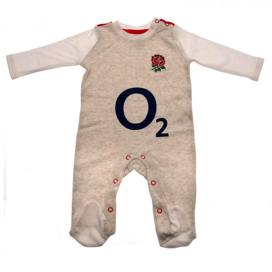 England Rugby Sleepsuit 12/18 mths GR