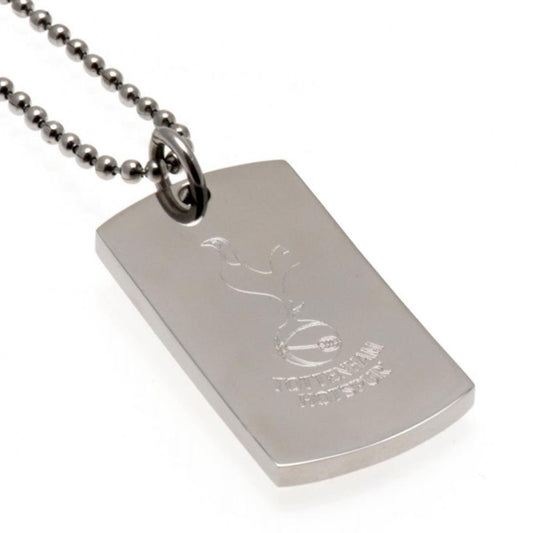 Tottenham Hotspur Engraved Dog Tag & Chain