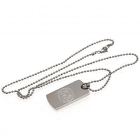 Leicester City Engraved Dog Tag &amp; Chain