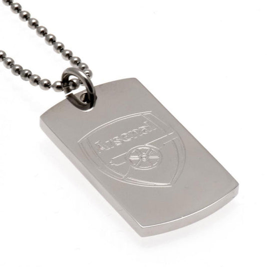Arsenal Engraved Dog Tag & Chain