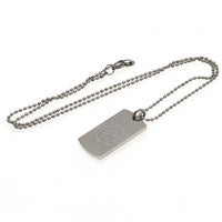 Chelsea Engraved Dog Tag &amp; Chain