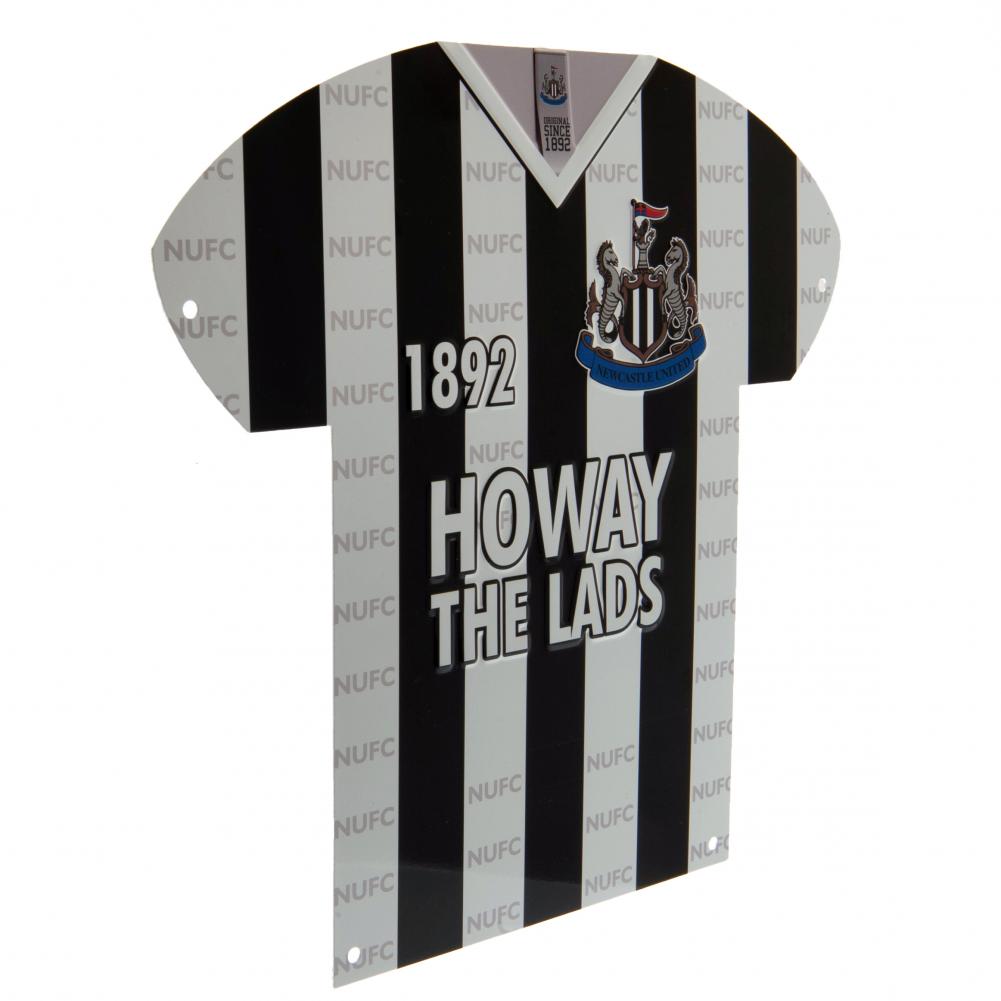 Newcastle United Metal Shirt Sign