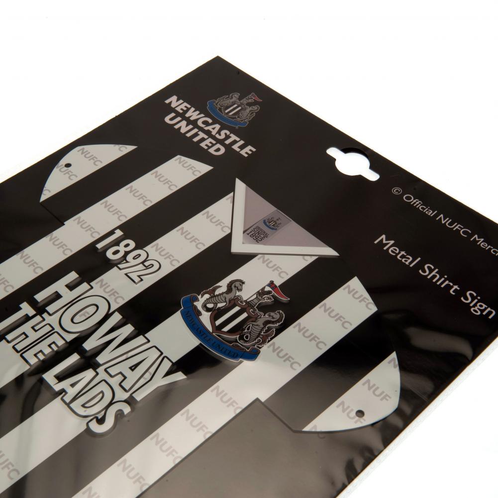 Newcastle United Metal Shirt Sign