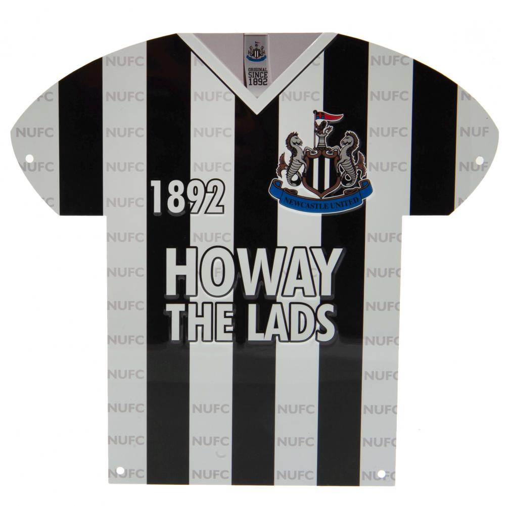 Newcastle United Metal Shirt Sign