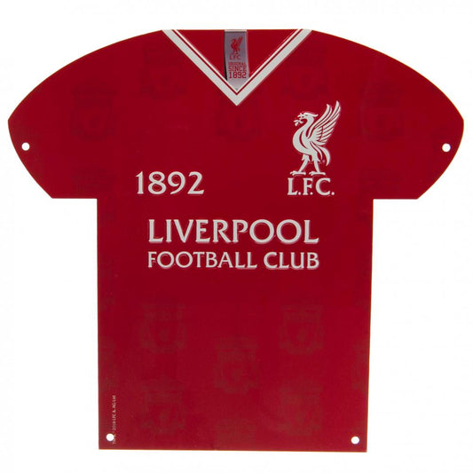 Liverpool Metal Shirt Sign LB