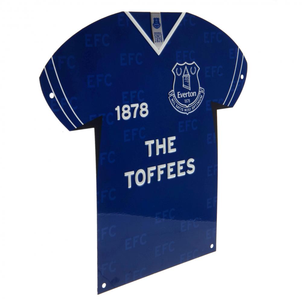 Everton Metal Shirt Sign