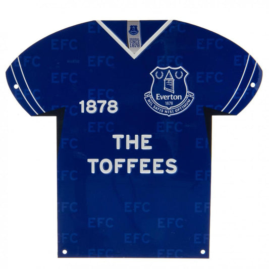 Everton Metal Shirt Sign