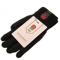 England Rugby Luxury Touchscreen Gloves Youths