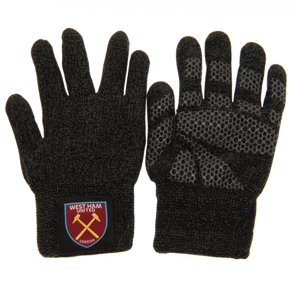 West Ham United Luxury Touchscreen Gloves Youths