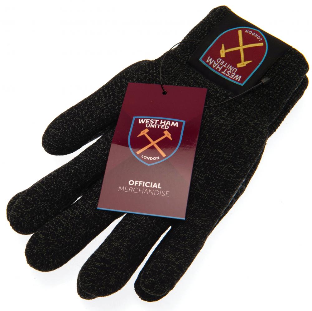 West Ham United Luxury Touchscreen Gloves Youths