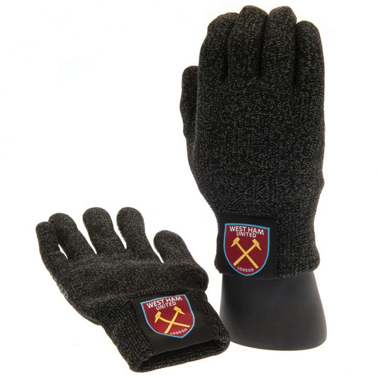 West Ham United Luxury Touchscreen Gloves Youths