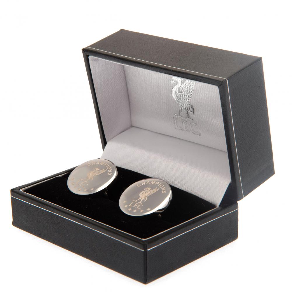 Liverpool Champions Of Europe Stainless Steel Cufflinks RD