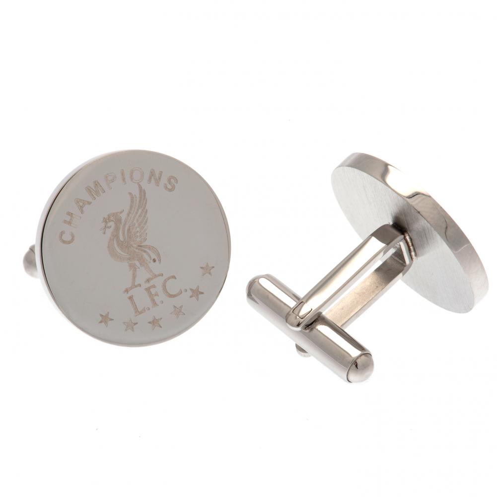 Liverpool Champions Of Europe Stainless Steel Cufflinks RD