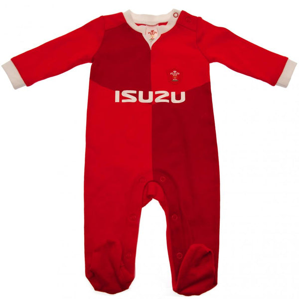 Wales Rugby Sleepsuit 9/12 mths QT