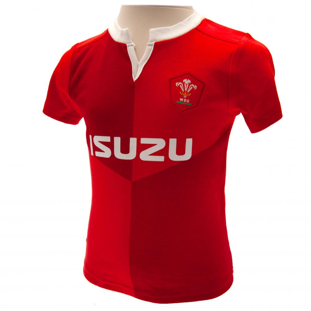 Wales Rugby Shirt &amp; Short Set 9/12 mths QT