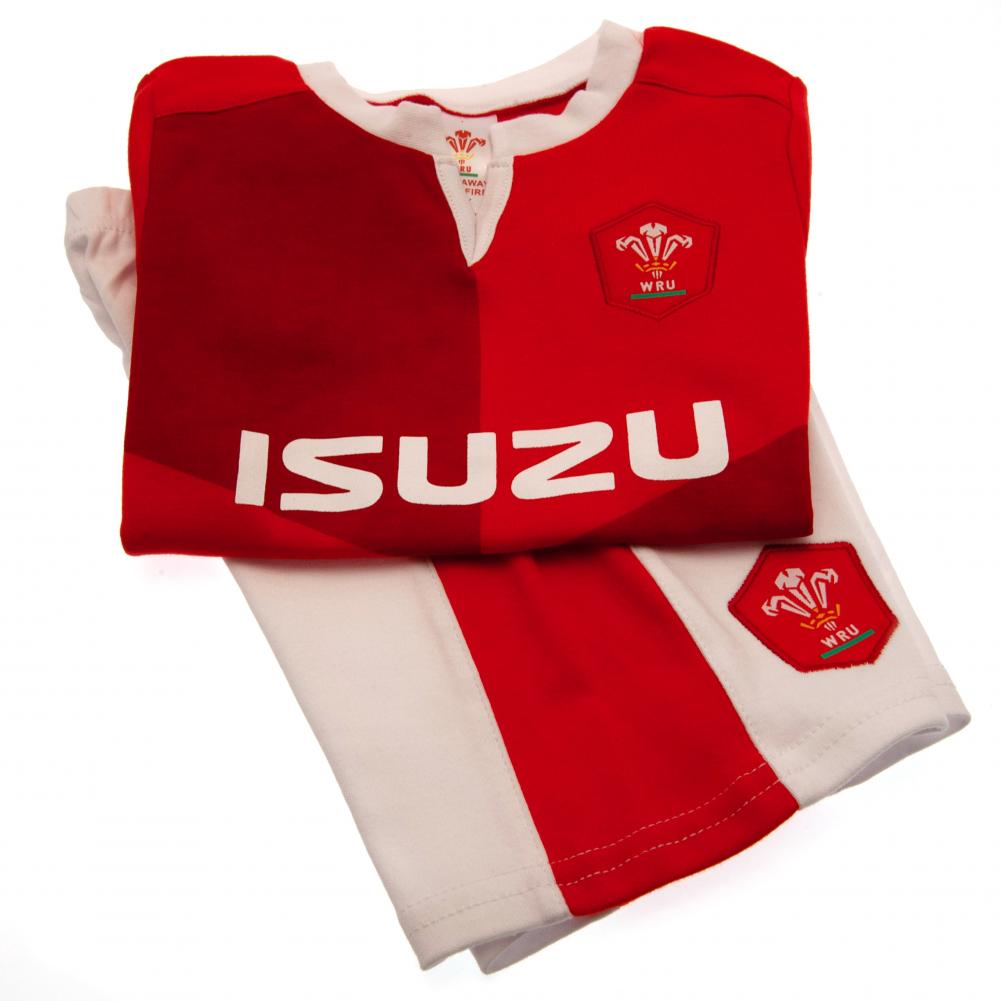 Wales Rugby Shirt &amp; Short Set 9/12 mths QT