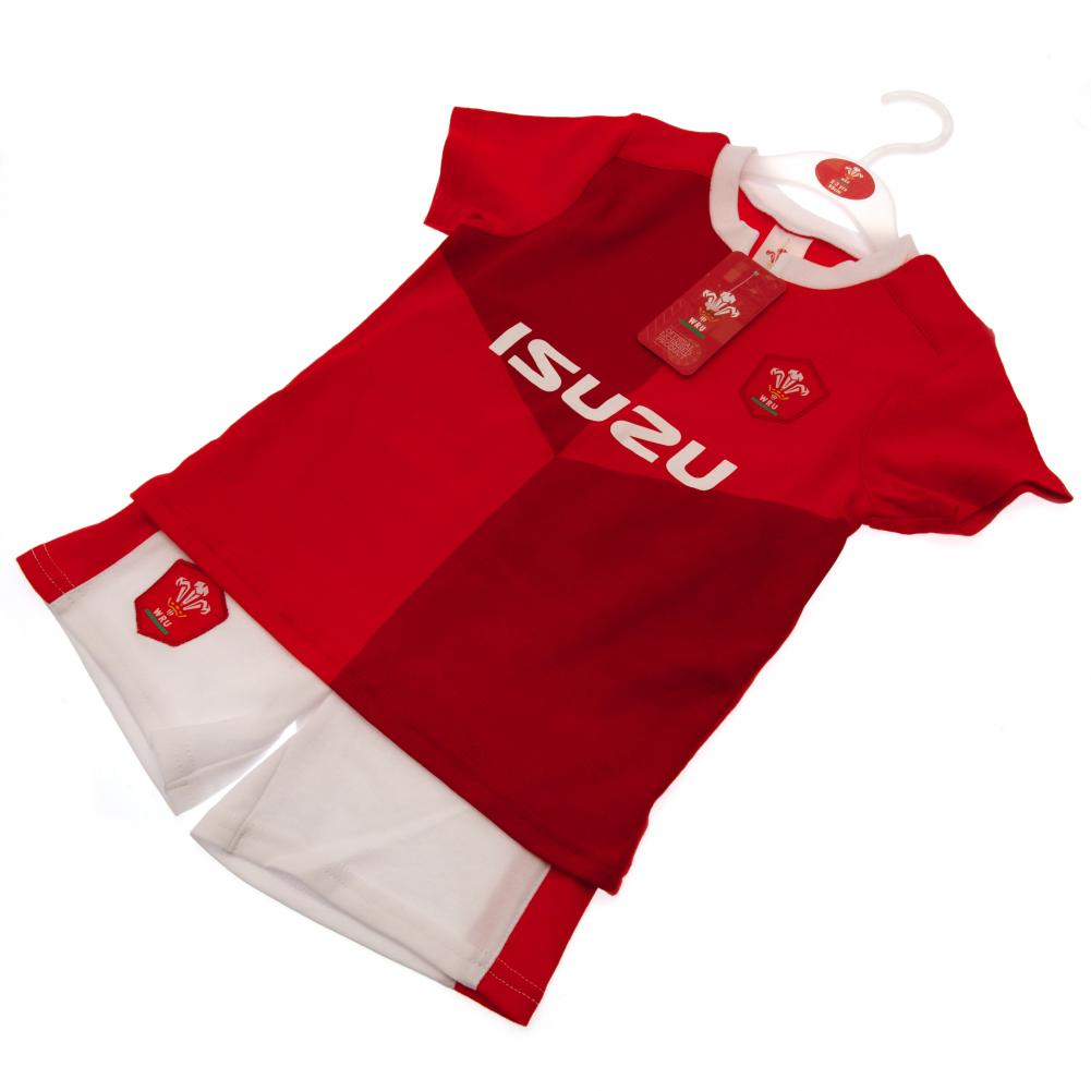 Wales Rugby Shirt &amp; Short Set 9/12 mths QT