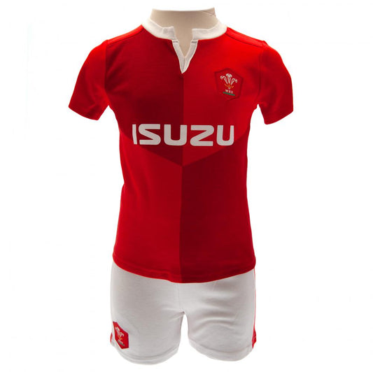 Wales Rugby Shirt &amp; Short Set 12/18 mths QT