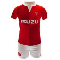 Wales Rugby Shirt &amp; Short Set 18/23 mths QT
