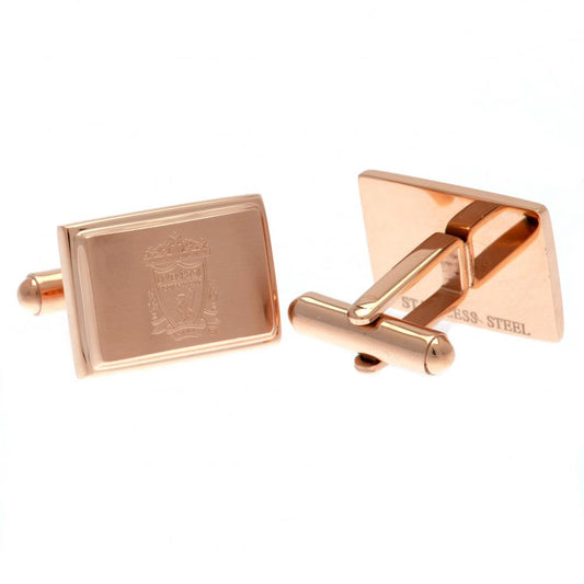 Liverpool Rose Gold Plated Cufflinks