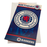 Rangers Birthday Card &amp; Badge