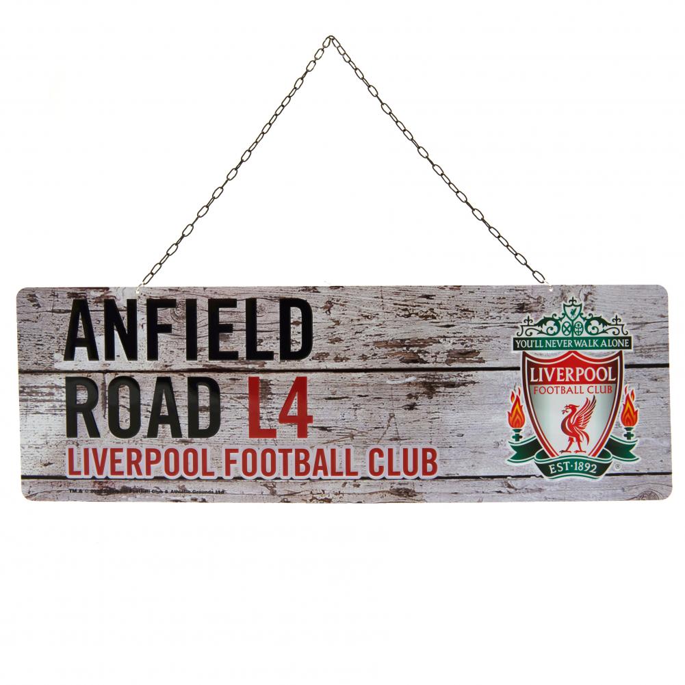 Liverpool Rustic Garden Sign