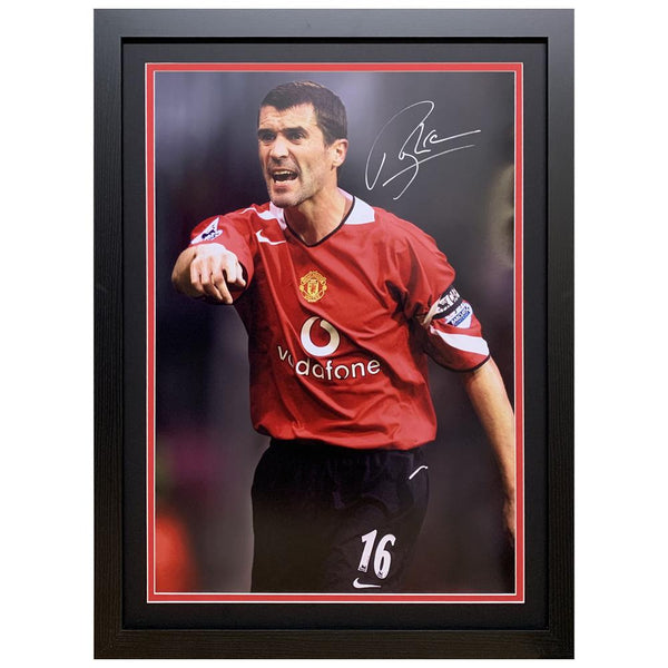 Manchester United Keane Signed Framed Print