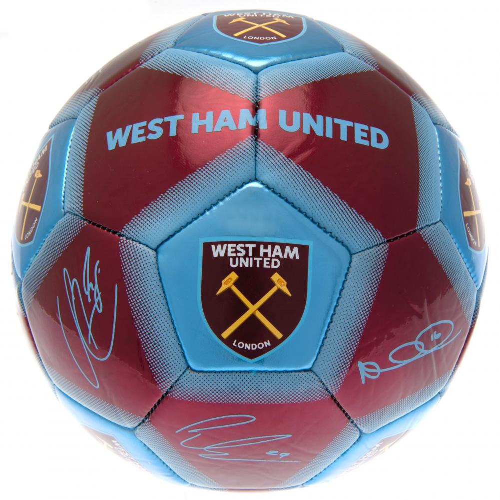 West Ham United Football Signature