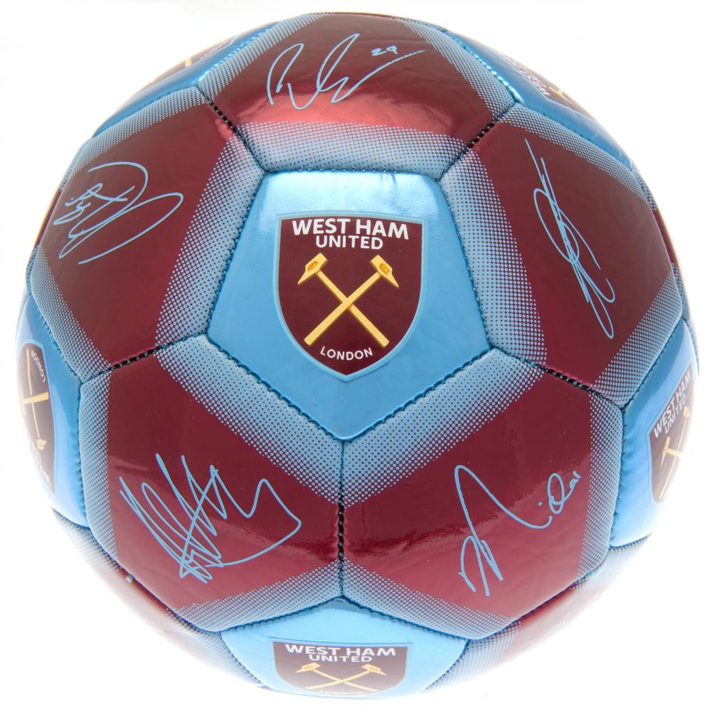 West Ham United Football Signature