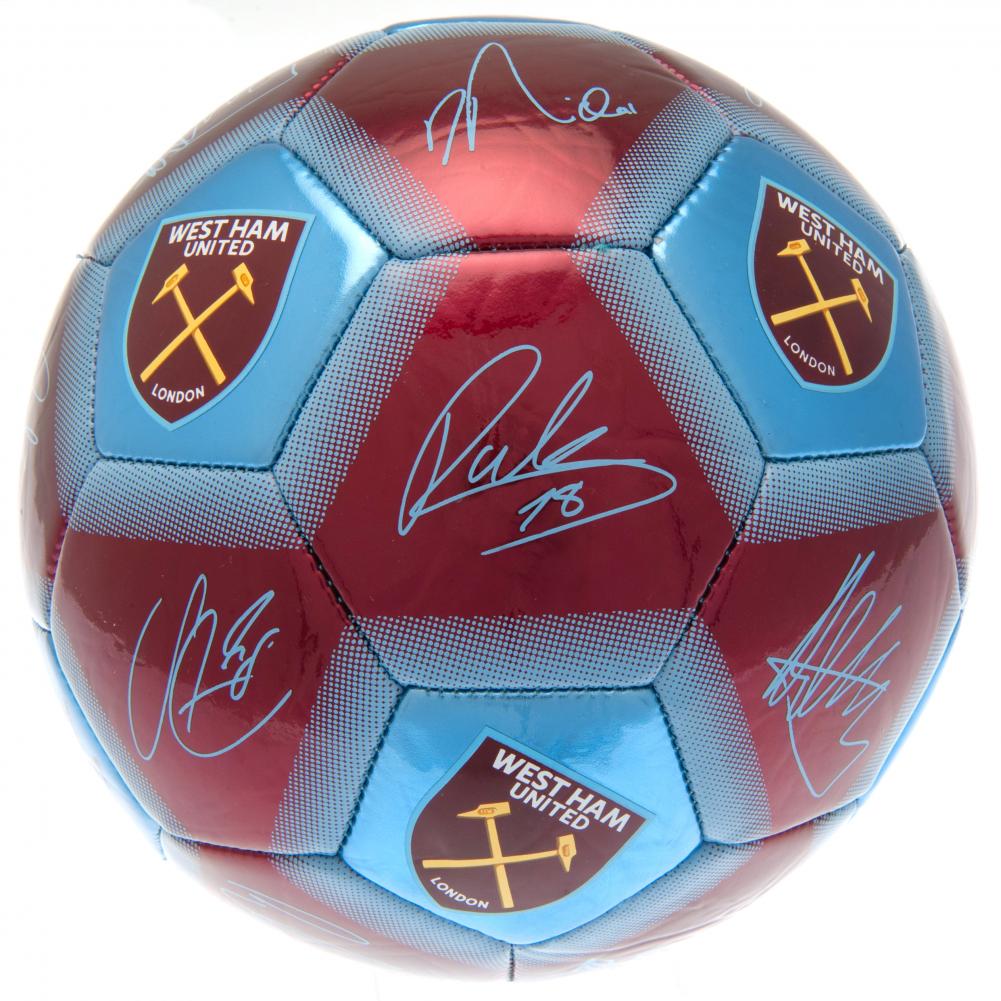 West Ham United Football Signature