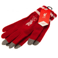 Liverpool Touchscreen Knitted Gloves Adult RD