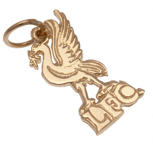 Liverpool 9ct Gold Pendant Liverbird Small