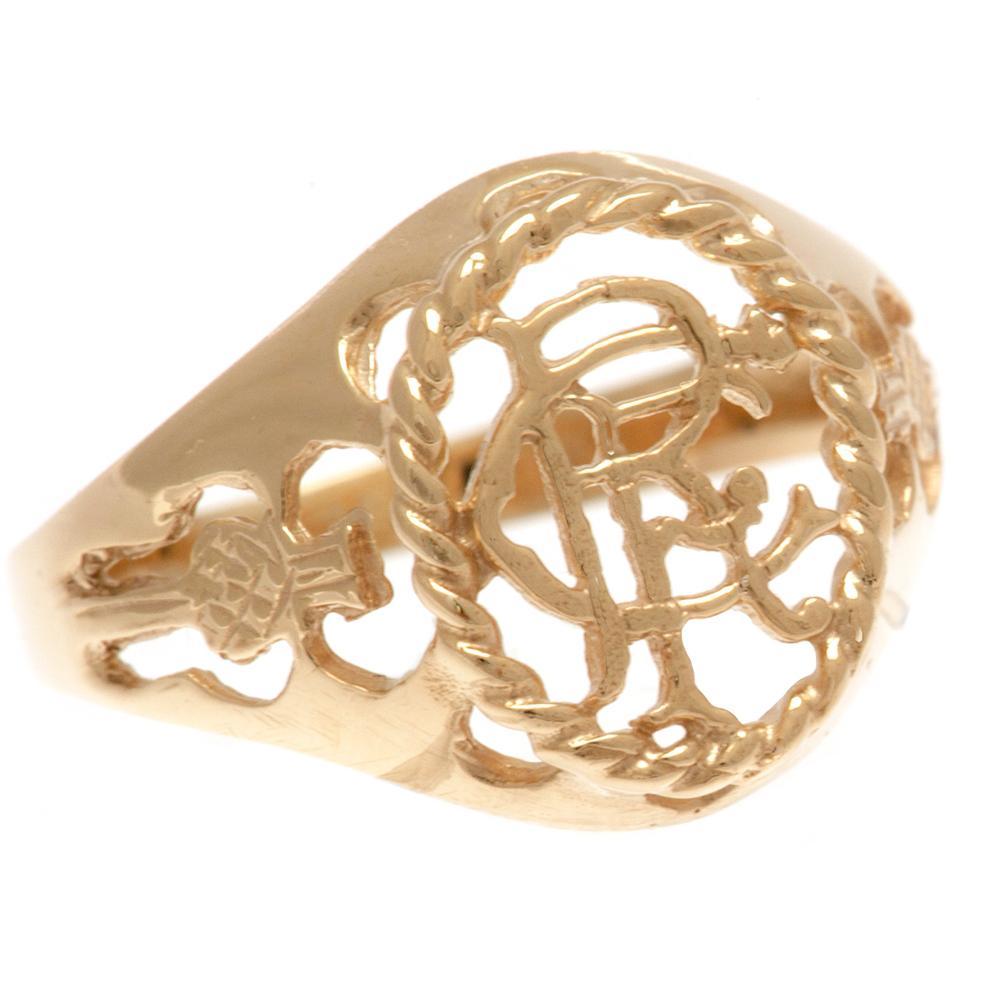 Rangers 9ct Gold Crest Ring Large