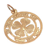 Celtic 9ct Gold Pendant Large